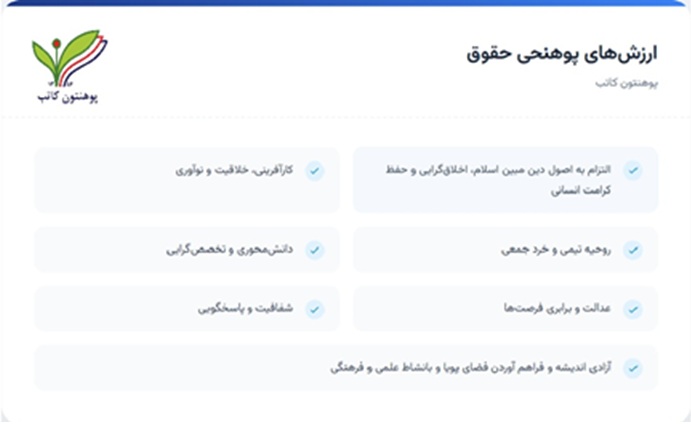 ارزشهای پوهنحی